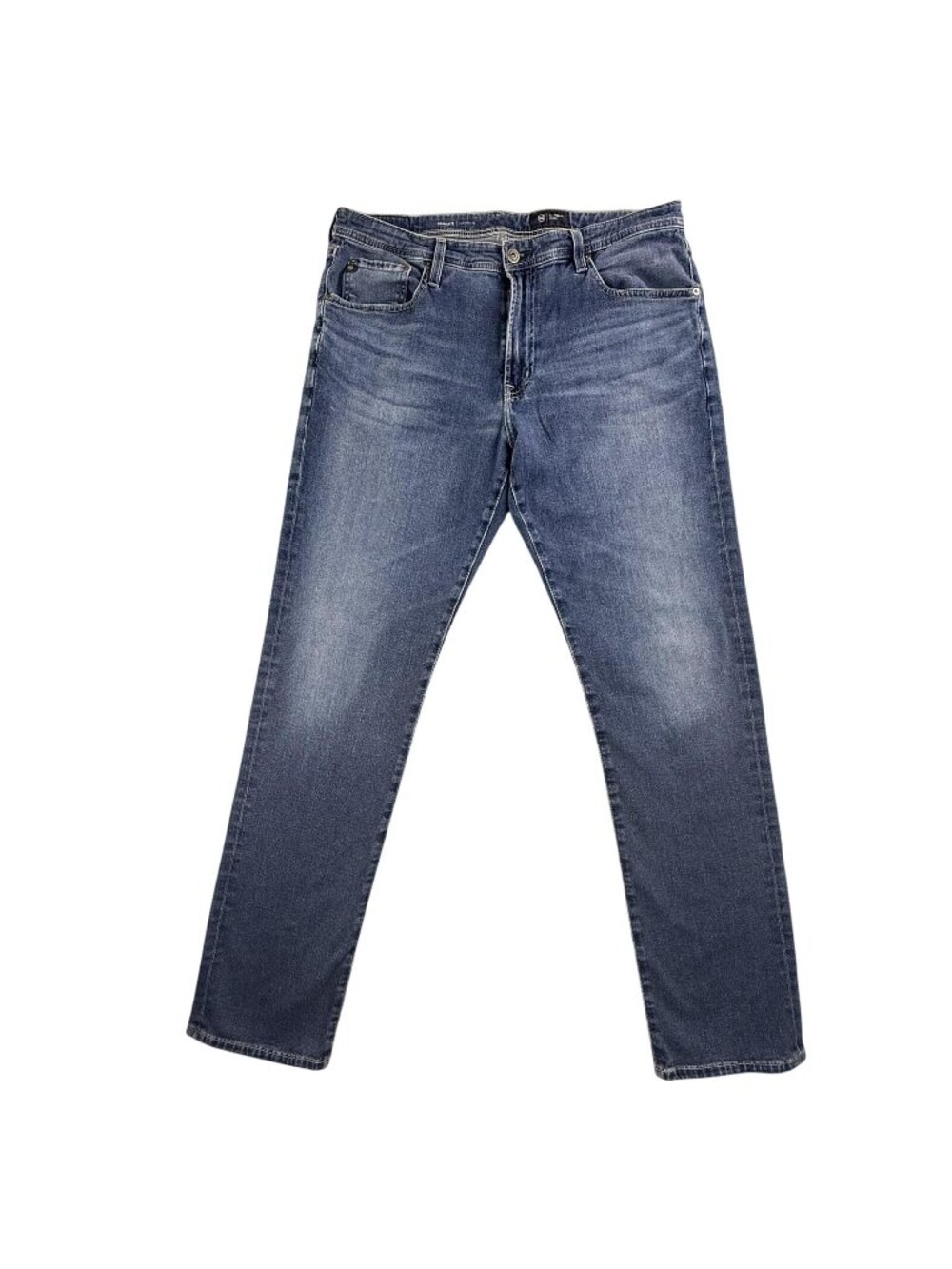 AG Adriano Goldschmied Graduate Jeans Men 36x34 Blue Slim Straight Denim Stretch